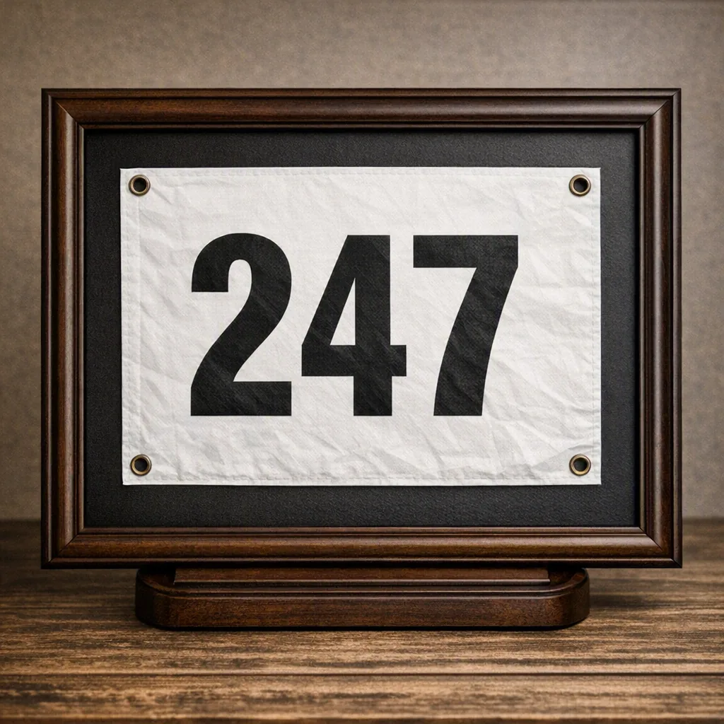 Race Bib (No. 247)